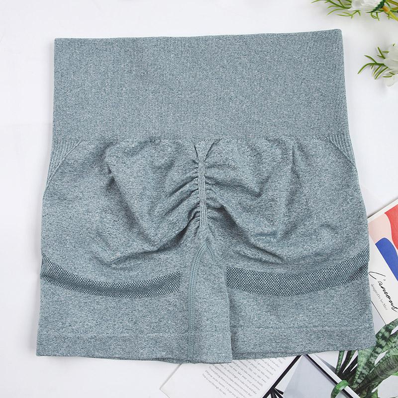 Summer Women's Fitness Yoga Shorts High Waist Sports Gym Shorts Push Up Casual Shorts