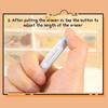 Press Retractable Pencil Eraser Correction Supplies Pen Style Pencil Rubber