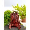 Genuine Leather Backpack Travel Rucksack Vintage Bag Men's New Brown