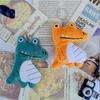 10CM Cute Crocodile Plush Toy Pendant Stuffed Key Chain Bag Hanging Accessories Grab Machine Doll Small Gift