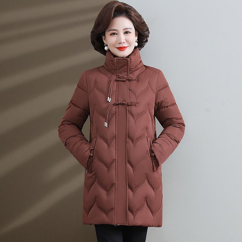 Модная облегающая куртка с капюшоном и хлопковой подкладкой для женщин, новая зимняя утепленная куртка средней и длинной длины с хлопковой подкладкой