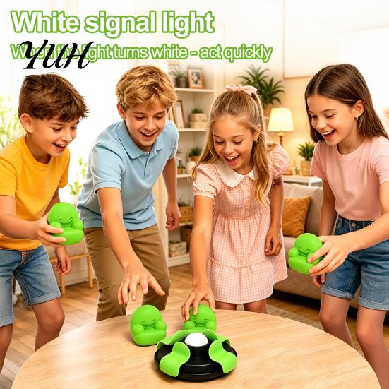 Kids Music Sofa Toy 1/2 Sets Board Game, with Button & 4 Sofas, Reaction Children Speed Challenge, Multiplayer Interactive Grabbing Musicial