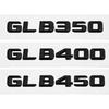 Car Letter Sticker Rear Emblem for Mercedes Benz GLB180 GLB200 GLB220 GLB250 GLB260 GLB300 GLB350 GLB400 GLB450 Trunk Decal