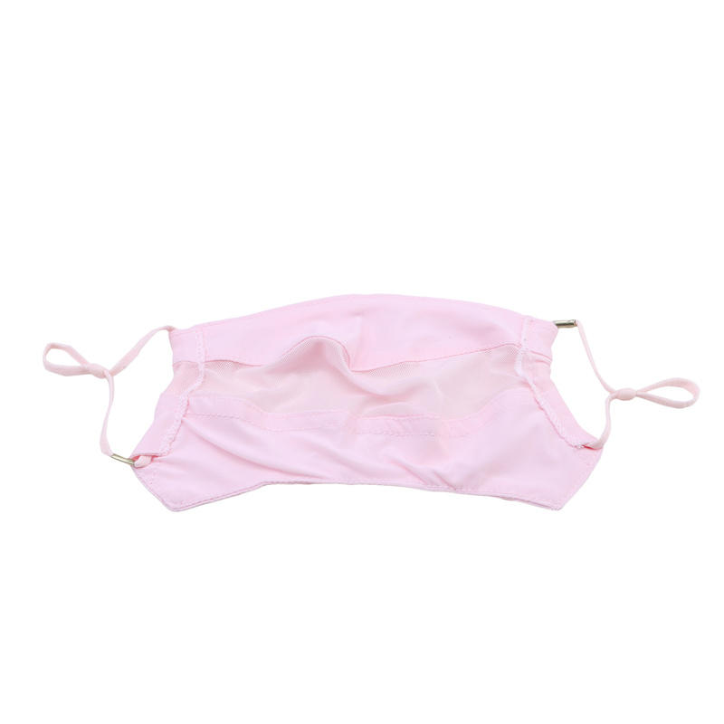 Открытая солнцезащитная маска для женщин и девочек, ледяной шелк, для лица, для бега, спортивная, дышащая, сетчатая, для лица