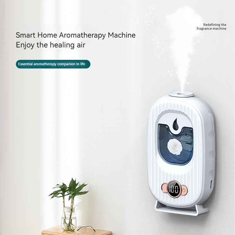 Перезаряжаемый ароматерапевтический диффузор с ультразвуковым распылением и светодиодом, меняющим цвет, для ароматизации в течение 60 дней