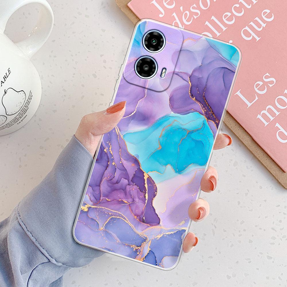 For Moto G34 5G XT2363-2 Case For Moto G24 XT2423-1 Cover Shockproof Clear Soft Silicone Phone Case For Moto G04 Protect Fundas
