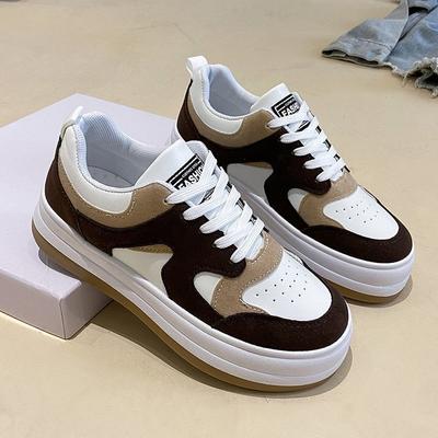 Женская спортивная обувь на весну и осень, резиновая мягкая подошва цвета хаки, модная легкая повседневная обувь арганового цвета, смешанная партия