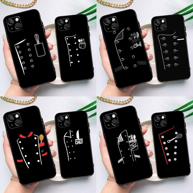 Chef Uniform Case For Samsung Galaxy S24 S23 S25 S26 Ultra S20 FE S21 S22 Plus S10 S25 FE Cover Funda
