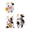 Cows and Beer Refrigerator Stickers Cartoon Personalized Refrigerator Decoration Resin Cow Magnet Magnetic Stickers 3D