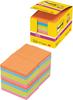 Липкие яркие неоновые 75 x 25 90 листов x 80 стикеров Post-it, самоклеящиеся, цветные, мм, книжки, 5004SS-NE