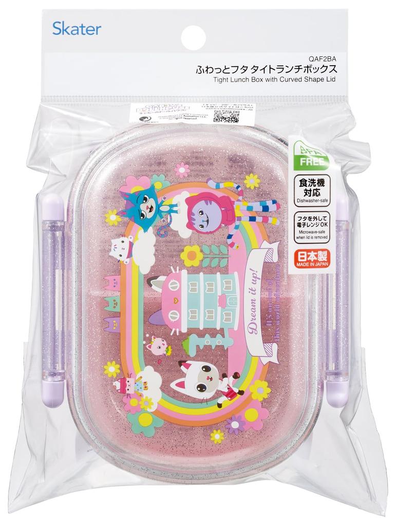 Skater Bento Fluffy Serving Single 360ml Made in Dishwasher and Microwave Dollhouse Children's Box, Capacity, Tier, Capacity, Japan, Safe, Gabby's 26,