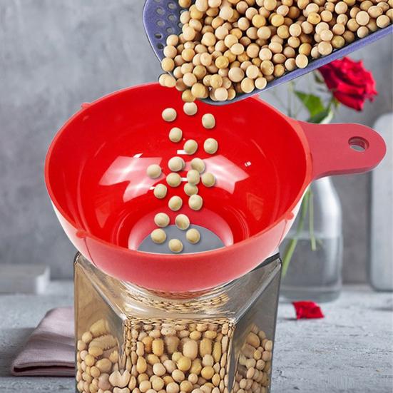 Воронка с широким горлом для кухни, лаборатории, кемпинга, пищевая пластиковая воронка для легкого наливания, меньше проливов и беспорядка, универсальные принадлежности для консервирования