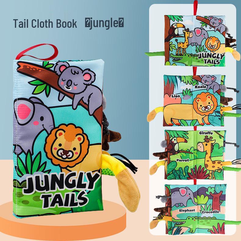 Прочная тканевая книжка Jolly Baby для раннего развития