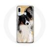 Case for Samsung Galaxy A40 Continental Miniature Spaniel Butterfly Dog Breed