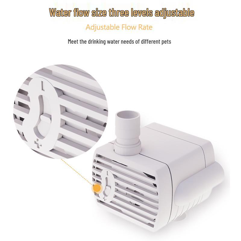 Фонтанчик для воды для питомцев с защитой от сухого хода и подсветкой - Насос постоянного тока 5В 1А для кошек