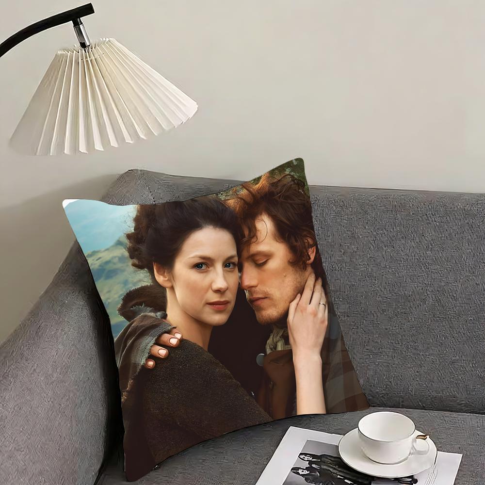 Подушка-подушка для фильма O-Outlander Наволочка Ультрамягкая, приятная для кожи Ткань Облачный комфорт и скрытая молния