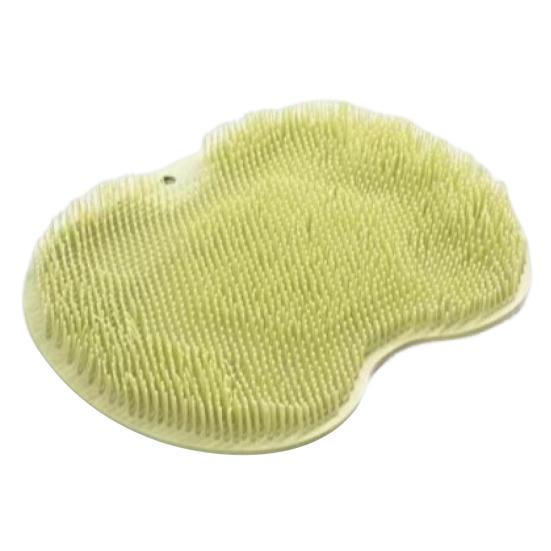 Коврик для ног Глубокая очистка Мойка для ног в душе с массажными щетинками Легко чистить Сушить Снимает усталость Присоски Скраб для ухода за ногами