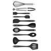 Valletta Salvatore 10 Piece Kitchen Set Black