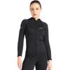1.5mm Womens Shorty Wetsuit Top Chloroprene Neoprene Long Sleeve Snorkeling Swimming Surfing Warmth UV Protection