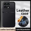 For Xiaomi Poco X6 Pro 5G Case With Metal Plate Magnetic Car Holder Phone Case For PocoX6 Pro X 6 X6Pro Soft Leather Back Cover