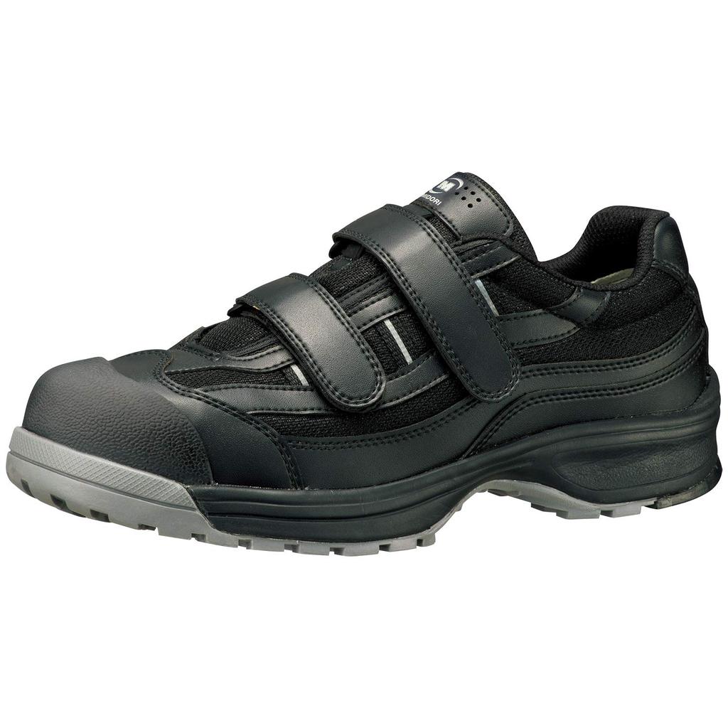 Защитная рабочая обувь JSAA сертифицированные профессиональные кроссовки с амортизацией MPN905 черные см [Midori Anzen] 28.0