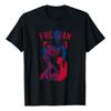 Freddie Freeman American Baseball Player Print Loose Round Neck Pure Cotton Short Sleeved T-Shirts Unisex