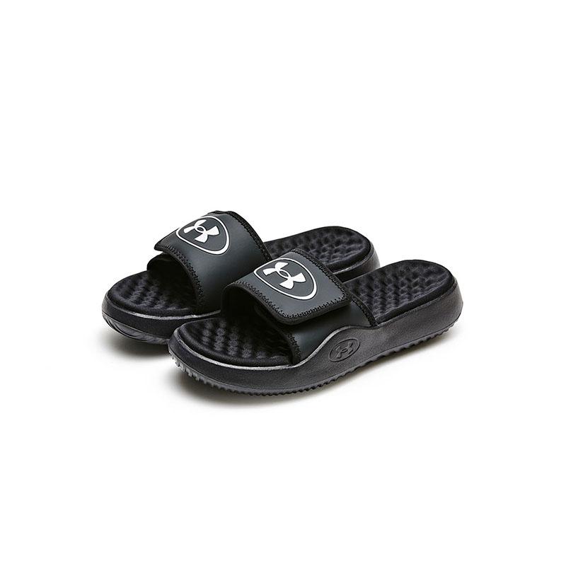 Under Armour Ignite Pro 8 Slide Boys Black White 6000202-001