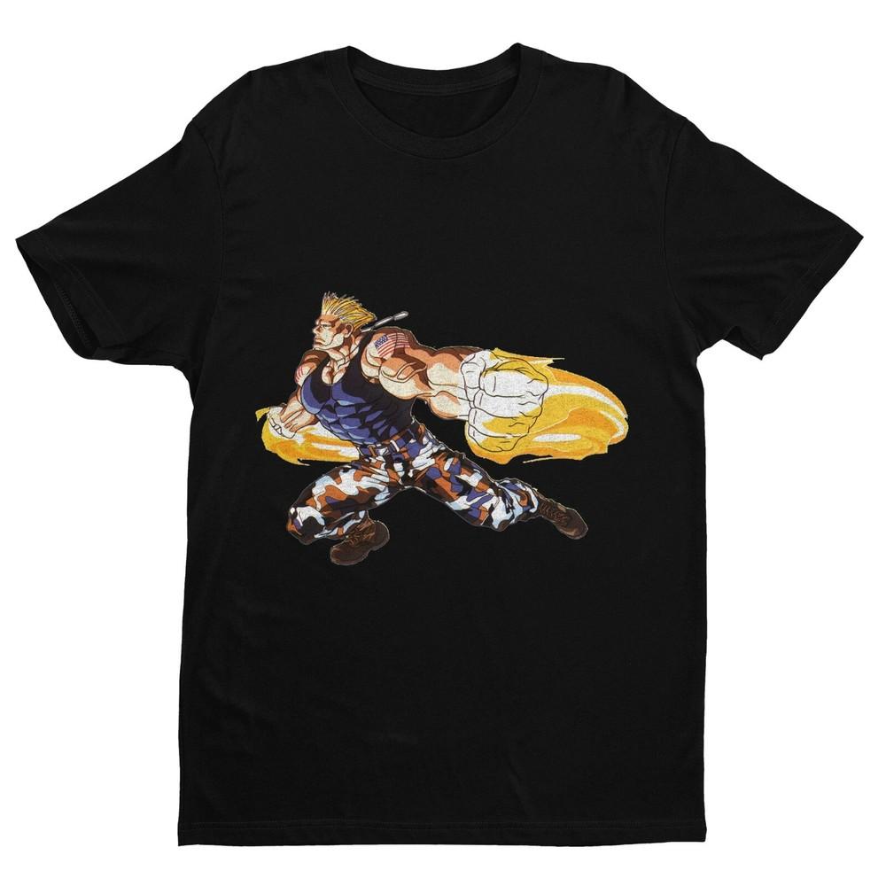 Футболка унисекс Guile SF2 Turbo Hyper Fighting Premium Эксклюзивный дизайн