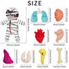Halloween Zombie Mummy Dog Toys with Organs: Funny Cool Squeaky Dog Chew Toys for Puppies,   Dog Training Hide and Seek Supplies