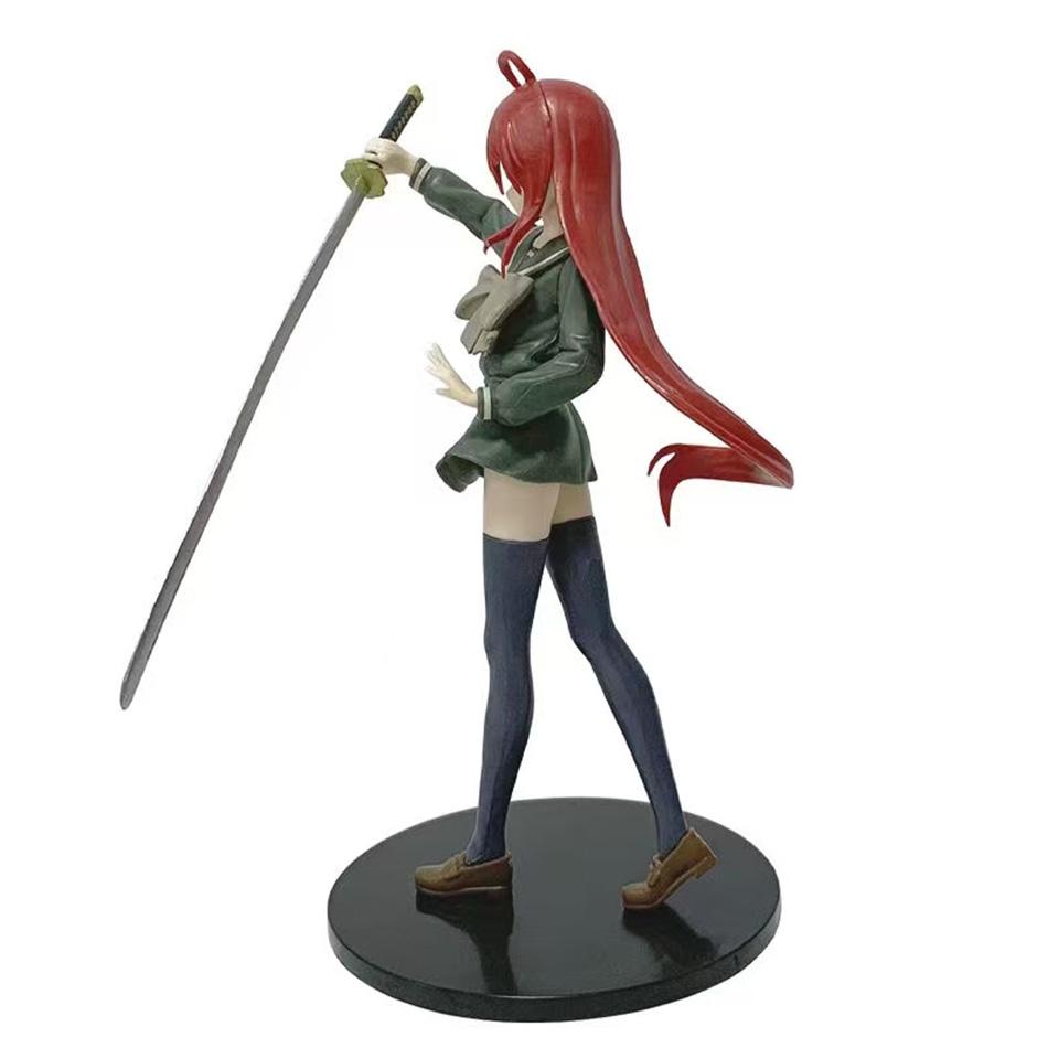 19СМ Аниме Shakugan no Shana Шана Накажи преступление ПВХ Фигурки Действия Модель Коллекция Украшение Аниме Мультфильм Модель Игрушка Подарок