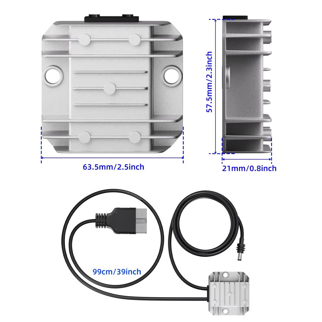 30V 3.5A DC-DC Step Up Converter 12V/24V Input with Anderson Plug DC Cable for Starlink Mini to RV, Solar, Off-Grid System