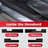 Автомобильная наклейка на порог из углеродного волокна для BYD SEAGULL EV 2025, декоративные аксессуары для интерьера, защищающие от царапин