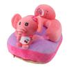Baby Seat Sofa Comfortable Prevent Falling and Tipping Adjustable Angle Portable Plush Infant