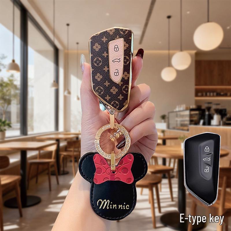 Volkswagen & Range Rover Key Cover for Tiguan, Lavida, Magotan, Sagitar, T-Roc, Teramont, Tayron, Passat