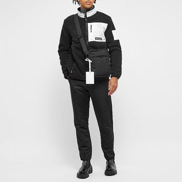 Timberland X Mastermind World Color Block Pocket Fleece Linen Logo Jacket Men Jacket Black A28ZA-N92