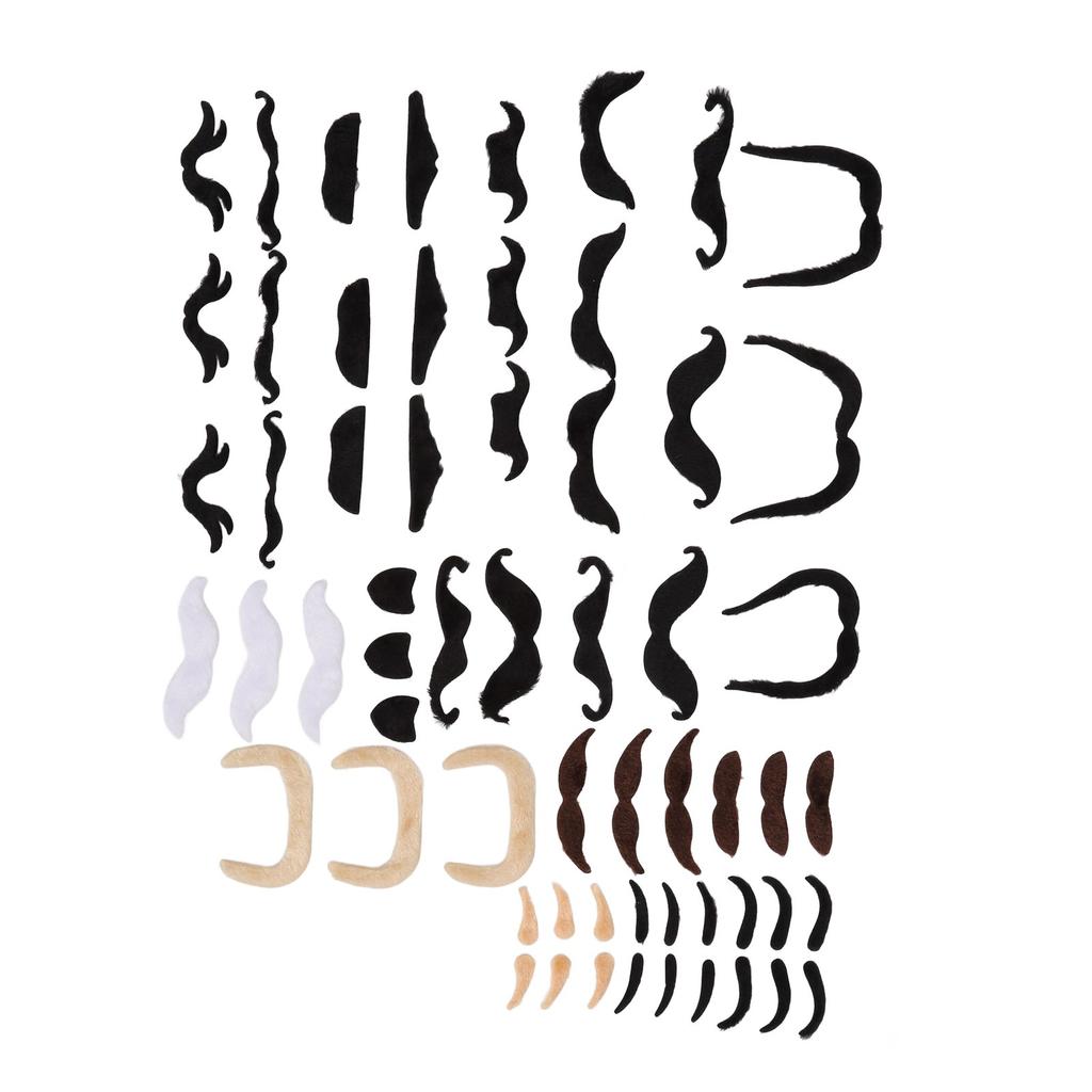 Поддельные брови и борода, короткие фланелевые искусственные брови и усы с клейкой основой для тематической вечеринки