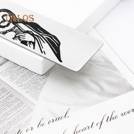 Забавная закладка с кисточкой, гладкая, нержавеющая, устойчивая к коррозии, закладка для скрапбукинга