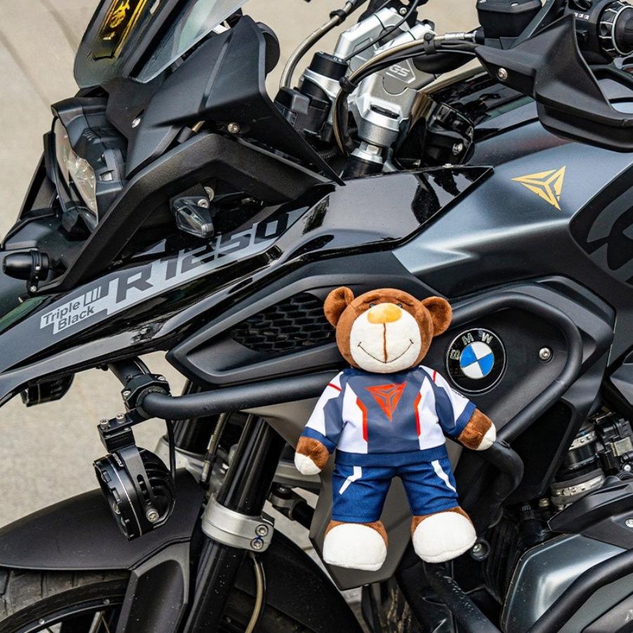 Милые мультяшные украшения в виде медвежат - Очаровательные декоративные фигурки для аксессуаров мотоциклетного и автомобильного багажника