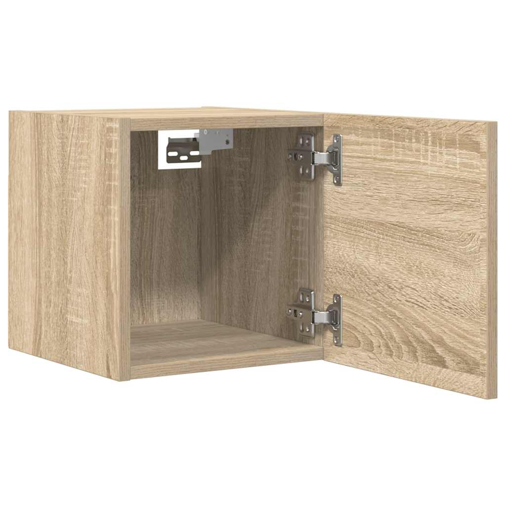 TV Wall Cabinets 4 pcs Sonoma Oak 30.5 x 30 x 30 cm