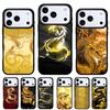Желтый чехол для телефона с драконом для iPhone 17 Air 16e 15 14 13 Pro Max Задняя крышка для 12 11 Pro Coque