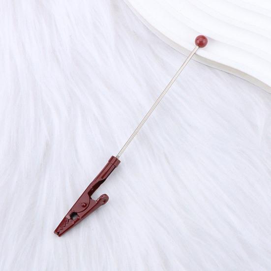 Beadable Clip Accessories Metal Clip, Long-Tailed Crocodile Clamp, Note Memo Holder, Clips DIY Photo for Office Home Desk, Party Favors Decorative