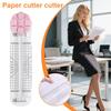 Manual Paper Trimmer Spare Knife Machine Paper Cutter Sliding Multi-Function 4-in-1 Paper Cutter Cutting Cardboard Tool