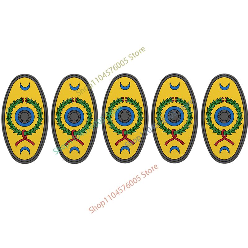 Средневековый Рим Щит Военные Строительные Блоки Фигурка Римского Солдата Воина Рыцаря Лучник Фартук Плащ Аксессуары Кирпичная Игрушка Подарок