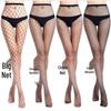 Plus Size Fishnet Stockings - Black, Super Elastic, Sexy Pantyhose for All Seasons