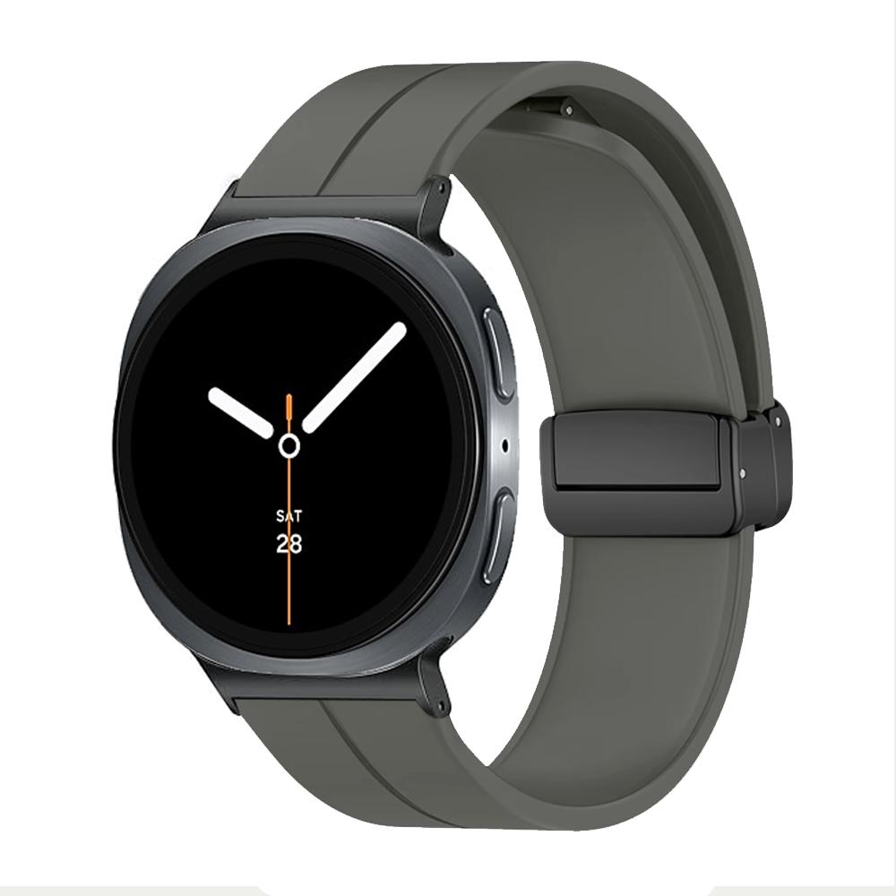 Ремешки Для Samsung Galaxy watch 8/8 classic 46мм 44мм 40мм Спортивный Силиконовый Наручный Магнитный Браслет Ремешок Galaxy watch Ultra