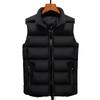 Men  Winter Fashion Stand Collar  Color Waistcoat Vest Jacket Top Coat