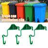 1/2/3/4/5Pcs Trash Can Ventilation Clip Odor Prevention Heavy Duty Plastic Universal Indoor Outdoor Garbage Bin with Lid Vent Clip