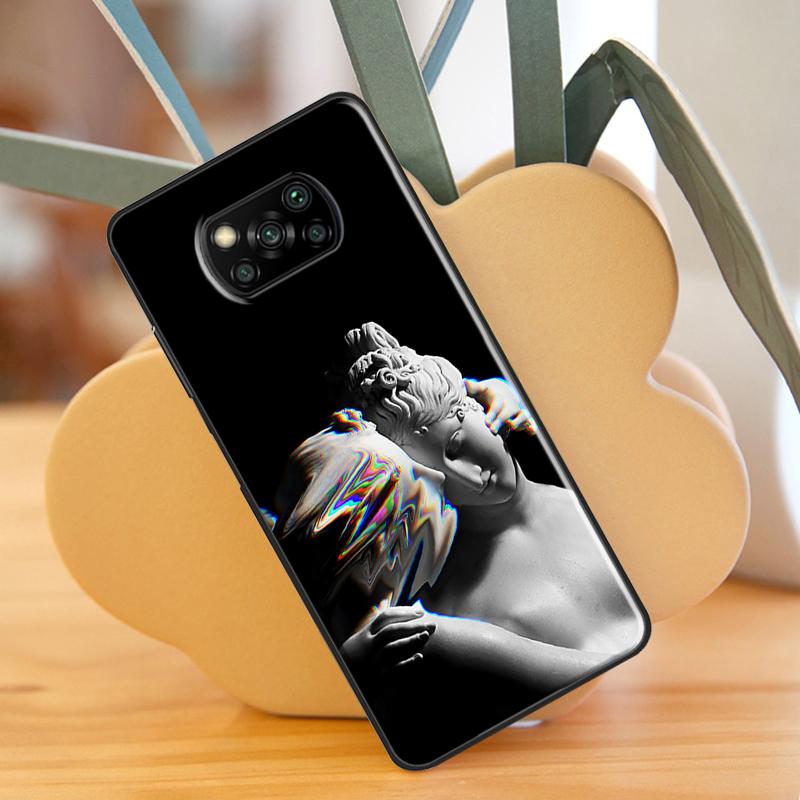 Греческая эстетика гипсовая статуя для POCO X3 GT F1 F2 F3 M3 M4 X3 Pro, чехол для телефона Xiaomi Mi 11T Pro 10T 11 Lite Coque