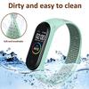 ForMi Band 3 4 Красочный мягкий силиконовый ремешок для смарт-браслета MI Band 7 4