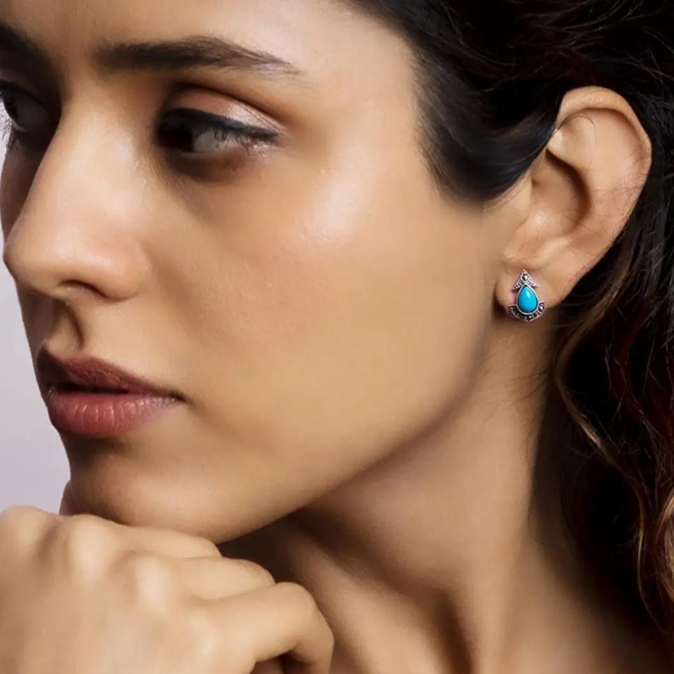 Серьги из латуни и серебра с оксидированием для женщин и девочек, стильная, модная эксклюзивная коллекция, 100% приятный для кожи продукт для сережек